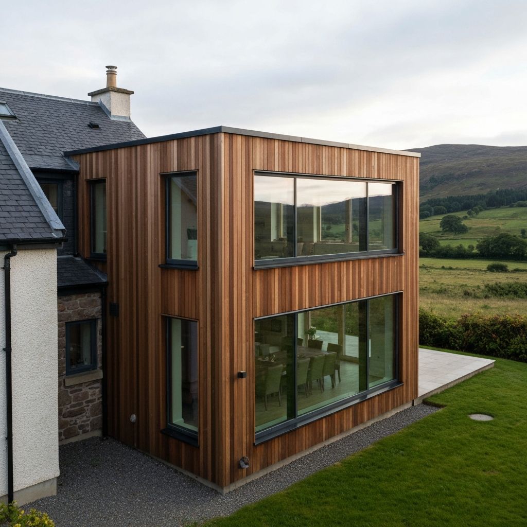 Property extension with cladding